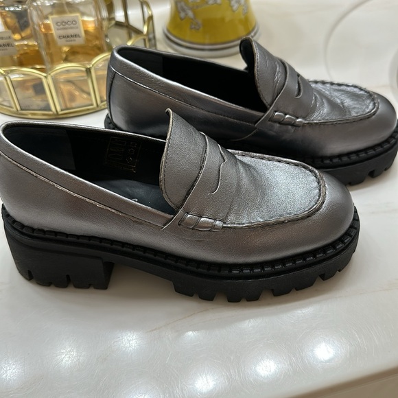 Free People Metallic Loafers - Picture 2 of 5